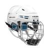 Bauer Re-Akt 65 Hockey Helmet Combo with Facemask, Senior (Small, White) view 1