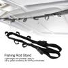 2PCS Vehicle Fishing Rod Holder,Adjustable Strap Fishing Pole Holder Carrier Storage Rack for Truck Vehicle SUVs Wagons and Vans view 4