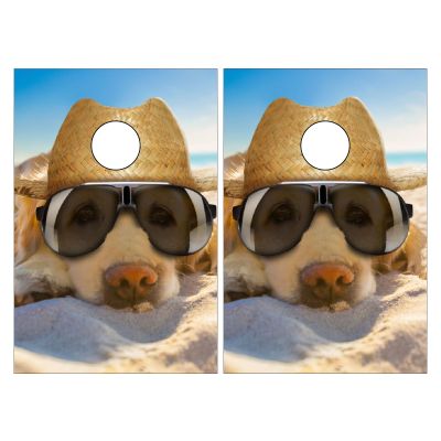 Cornhole Board Wraps Funny Pig Cornhole Skins for Boards,3ft x 2ft Skin Decal Vinyl Wrap for Cornhole Game Board Bag Toss (2xpcs.)