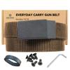 2ND AMEN Brown Tactical Belt for Men - Military Hiking Nylon Gun Belt, Perfect Battle Belt for Men, 1.5" EDC Belt for Everyday Use, Ultimate 620D Cut to Size Gun Belts for Men view 1
