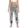 Animal Zebra Leopard Print Boho Hippie Pants for Women Yoga Harem Pants Sweatpants, 2XL view 4