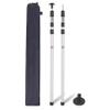 REDCAMP Aluminum Adjustable Camping Tarp Poles, 35in to 90in Telescoping Lightweight Tent Poles for Shelter, Awning, Hammock Rain Fly (Grey, Set of 2) view 1
