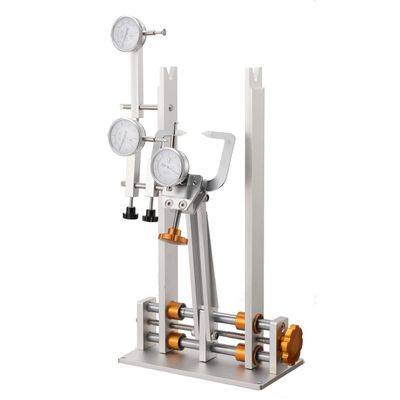 Cozyel Bicycle Wheel Truing Stand, 10-29, Professional Repair Tool, AL7075 Anodized Surface, Accepts 50-200mm Rims, 3 Gauges, Bearing Mounted Shaft