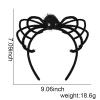 Kilener Halloween Headbands for Women Black Spider Headband Festival Headpiece Halloween Cosplay Costume Accessories for Women Spider Head Band Headdress Scare Halloween Party Headbands Decorations view 2