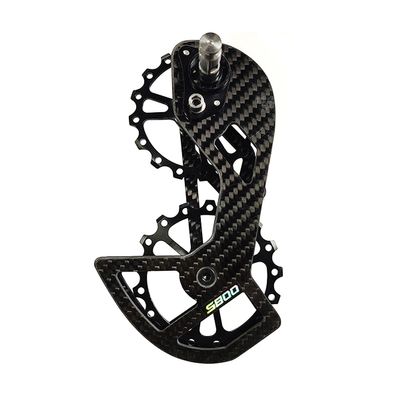 Lightweight Carbon Fiber Road Bicycle Bike Rear Derailleur Pulley Wheel System Compatible Shimano/sram, use 13T 17T Pulley (5800)
