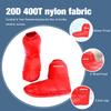 [Upgraded] Ultralight Camping Down Booties Warm Socks Sleeping Sock for Men & Women,Water-Resistant Warm Soft Cozy for Camp Sleeping Bag Backpacking Tent Down Booties Foot Warmer,L(7.5-13) Red view 3