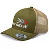 RIVEMUG Pit Crew Trucker Hat Curved Bill Mid Crown Adjustable Racing Cap view 1