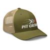 RIVEMUG Pit Crew Trucker Hat Curved Bill Mid Crown Adjustable Racing Cap view 4