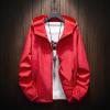 RTRDE Jackets for Men, Windproof Waterproof Lightweight Sport Jacket Men Hooded Windbreaker Raincoat Hiking Jacket Men's Raincoat,Rain Jackets with Hood Coats Light Jacket Coat (M, Red) view 3