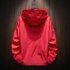 RTRDE Jackets for Men, Windproof Waterproof Lightweight Sport Jacket Men Hooded Windbreaker Raincoat Hiking Jacket Men's Raincoat,Rain Jackets with Hood Coats Light Jacket Coat (M, Red) view 4