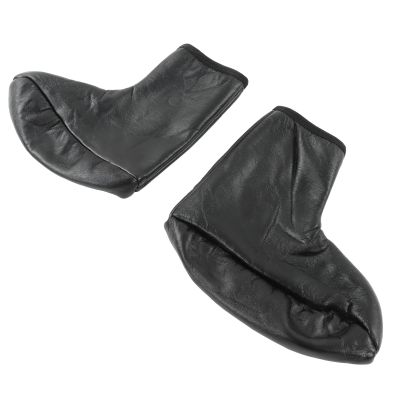 Islamic Leather Socks,Leather Socks for Men Muslim,Muslim Socks PU Leather Keep Warm Antiskid Islamic Socks for Camping Fishing Sunnah Khuff Socks