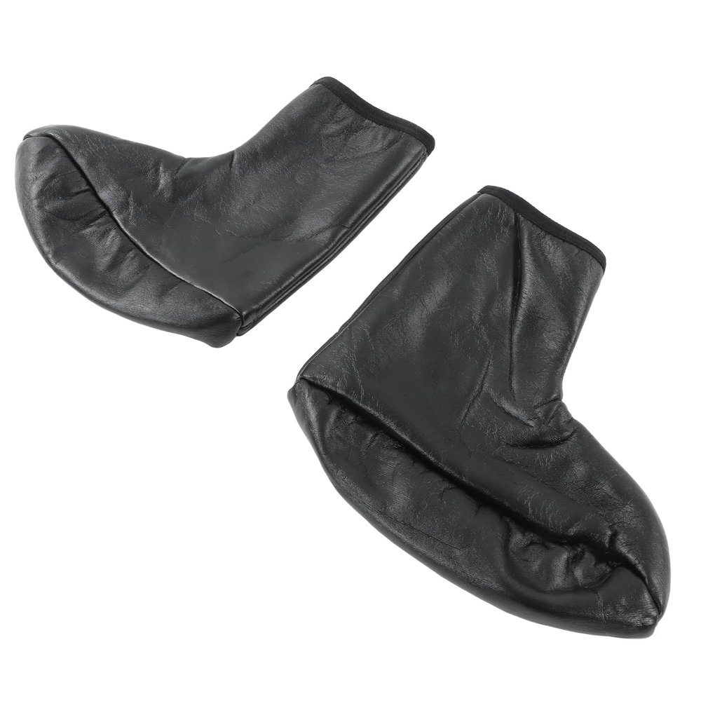 Islamic Leather Socks,Leather Socks for Men Muslim,Muslim Socks PU Leather Keep Warm Antiskid Islamic Socks for Camping Fishing Sunnah Khuff Socks