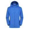 RTRDE Mens Coats, Rain Jackets with Hood Lightweight Waterproof Jacket Raincoat for Golf Cycling Windbreaker Cool Jackets Men Jacket Big and Tall Jackets Men's Coats Hoodie Coats (L, Blue) view 1