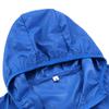RTRDE Mens Coats, Rain Jackets with Hood Lightweight Waterproof Jacket Raincoat for Golf Cycling Windbreaker Cool Jackets Men Jacket Big and Tall Jackets Men's Coats Hoodie Coats (L, Blue) view 3