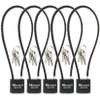 Cable Gun Locks with Keys Simple Operation 15" Compatible with Pistols, Handguns, Rifles, and Shotguns, Home and Storage for Firearm Locking and Safety 5PCS view 1