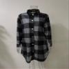 Womens Plaid Long Sleeve Button Down Shirts Jacket Casual Corduroy Flannel Lapel Casual Loose Oversized Shacket Coats view 4