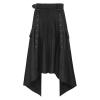Womens Skirts Medieval Cosplay Punk Maxi Skirt Gothic Sexy Chain Matching Goth Skirts Steampunk Skirt view 3