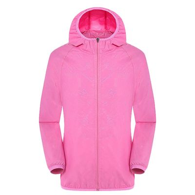 RTRDE Mens Jacket, Coat with Hood Lightweight Waterproof Jacket Raincoat for Golf Cycling Windbreaker Impermeables para La Lluvia Mujer Coat Men Jacket Large Men's Coat Work Jackets (L, Pink)