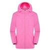 RTRDE Mens Jacket, Coat with Hood Lightweight Waterproof Jacket Raincoat for Golf Cycling Windbreaker Impermeables para La Lluvia Mujer Coat Men Jacket Large Men's Coat Work Jackets (L, Pink) view 1