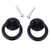 Southst 2 X Retro Single Hole Knob Door Bin Dresser Wardrobe Ring Pull Handle Black view 1