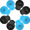AliBall Glove Locks Baseball, Glove Lace Locks 8 Pack, Never Need Thying Knots Again, Fits All Baseball and Softball Gloves (Black-Sky Blue) view 1