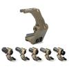 ZTFSETD Universal Fast Slide QD Flip to Center(FTC) Scope Mount,2.26 Optical Centerline Height,Metal Riser Mount Base for G33 G43 G45 V3XM V6XM 3X Magnifier Scope,Tan view 2