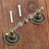 Southst 86x24mm Vintage Furniture Handle Wooden Wine Box Pull Handles Kit Cupboard Knob Door Furniture Hardware European Style view 1