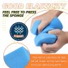 FUBOTRAD Foam Pit Blocks Foam Padding Sponge Pit Cubes Sponge Blocks for Amusement Park Gymnastics Freerunning and Parkour Courses - 24PCS 5" x 5" x 5" (Pink & Dark Blue) view 4