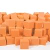 FUBOTRAD Foam Pit Blocks Foam Padding Sponge Pit Cubes Sponge Blocks for Amusement Park Gymnastics Freerunning and Parkour Courses - 36PCS 5" x 5" x 5" (Tangerine) view 1