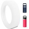 Acemoo Safer Boot Sleeve for YETI Jr 12 oz and Rambler 12 oz 18 oz, Silicone Protection for YETI Rambler Rambler Accessories, White - Dishwasher Safe view 1