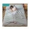 RUZGAR Sleeping Bag Liner 100% Cotton Adult Sleep Sack and Travel Sheets Comfortable Lightweight Single Double Camping Sleeping Bag Liners Camping Sheets (Color : Blue C, Size : 200x210cm-78x82)