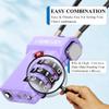 SURE LOCK TSA Approved Cable Luggage Lock TSA Locks for Luggage with Visual Inspection Indicator, Resettable 3-Digit Combination, Zinc Alloy Body for Suitcases, Backpacks, Gym LockersPurple 2 Pack view 4