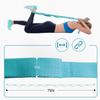 Aozora Yoga Strap Stretching Strap with Loops, Stretch Out Straps for Physical Therapy, 10 Loops Non-Elastic Exercise Strap for Pilates, Dance and Gymnastics with Workout Guide (1"W, 5pack-Multiple view 2