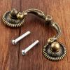 Southst 90x42mm Knob Vintage Wooden Wine Box Pull Handle Kit Furniture Handles Closet Cabinet Knobs and Handles European Style view 1