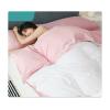 RUZGAR Sleeping Bag Liner Zipper 300 Thread Count Long Staple Cotton Lightweight Portable Sleeping Sheet Single Double Travel Camping Sheet (Color : Pink, Size : 160x210cm-63x82)