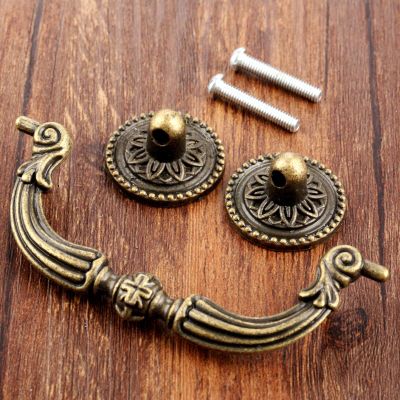 Southst Knob Vintage Furniture Handle Wood Wine Box Cupboard Drawer Knob Handles Pulls Furniture Hardware 125x45mm European Style