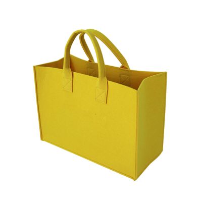 Fixizy Large Capacity Felt Gift & Shopping Bag - Yellow, Unisex, Adult