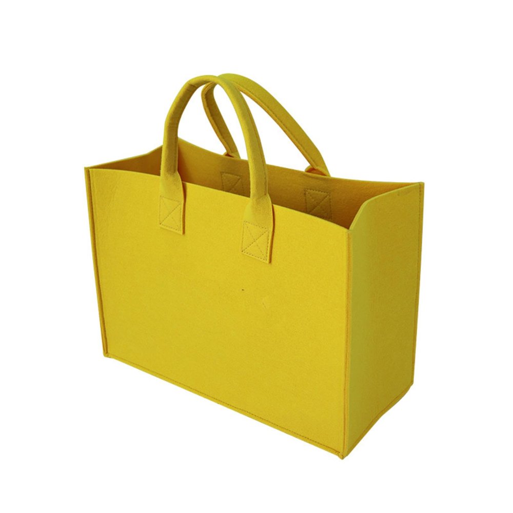 Fixizy Large Capacity Felt Gift & Shopping Bag - Yellow, Unisex, Adult