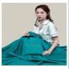 RUZGAR Sleeping Bag Liner Large Small Sized Travel Sheet 300 Thread Count Long Staple Cotton Ultra Lightweight Sleep Liner Single Double Travel Bed Sheet (Color : Blue, Size : 120x210cm-47x82) view 3