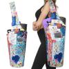 Boho Yoga Mat Carrier - Long Tote with Pockets - Holds More Accessories - Fits Most Size Mats view 1