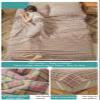 RUZGAR Sleeping Bag Liner 100% Cotton Adult Sleep Sack and Travel Sheets Comfortable Lightweight Single Double Camping Sleeping Bag Liners Camping Sheets (Color : Pink C, Size : 80x210cm-31x82) view 2