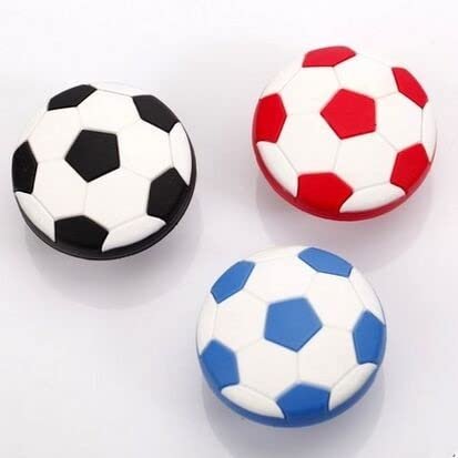 Southst Dresser Drawer Knob Pull Handle Football Soccer Black Blue White Red Boys S Cabinet Knob Pull Handle Hardware - (Color: Whiite Black)