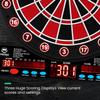 Electronic Dart Board LED Electric Digital Scoreboard Dart Boards for Adults with MDF Cabinet, 355 Variations - 12 Soft Tip Darts & 100 Replacement Tips view 2