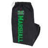 Marshall University Official Collegiate Team Logo Jogger Sweatpants, Black, XX-Large view 3
