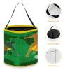 Brazil Football Halloween Trick Or Treat Bags Portable Candy Bucket Tote Bag Handbag for Halloween Party view 4