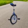 BANLICALI Unicycle 24 Inch Wheel Unicycle with Rim and Pedals 36"-40" Height Adjustment 555 lbs Load Capacity Modern Steel Outdoor Unicycles for Adults Blue view 2