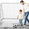 Backyard Soccer Goals | Metal Frame Football Goals Net - 6'x4' Durable All Weather view 1