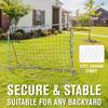 Backyard Soccer Goals | Metal Frame Football Goals Net - 6'x4' Durable All Weather view 4