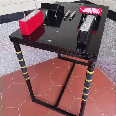 IINCOOY Professional Arm Wrestling Battle Table, Standard Competition Training Arm Wrestling Table for Family Or Office Entertainment Equipment for Gym Club
