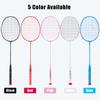 ALPSPORT BBQ 8U G4 Rainbow Frame Titanium Alloy Damping Ring Super Light Professional Full Carbon Fiber Badminton Racket with Gift Box, Racquet for Sports Including 1 Flannel Bag, 2 Grips (Blue) view 3